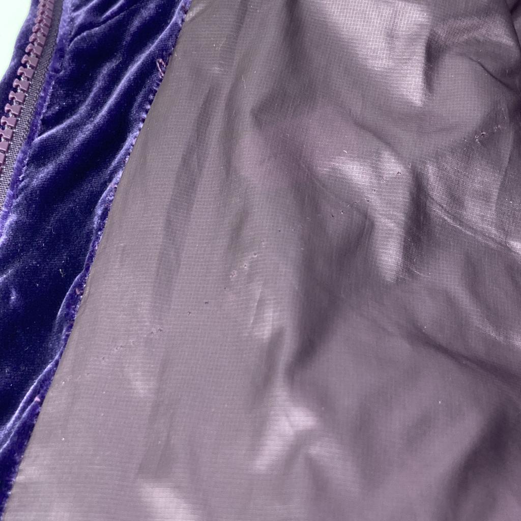 ASPESI Purple Velvet Bomber Jacket Jacket S purpleUsed