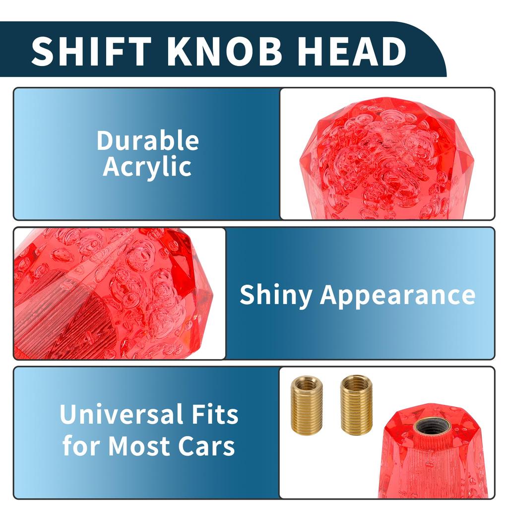 TUCKBOLD Car Shift Knob 6cm | Front Shift Lever Knob Universal for Automatic and