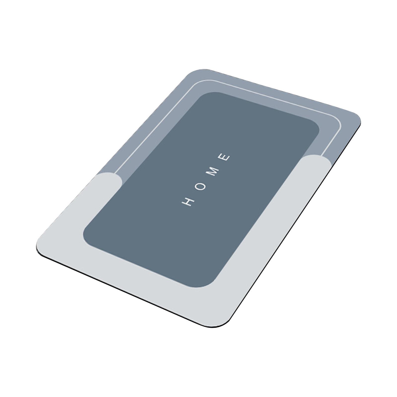 

Модернизированный коврик для ванной, коврик для ванной, модернизированный коврик для ванной, коврик для ванной, быстросохнущий, неводонепроницаемый, комфортные стоячие коврики S синий