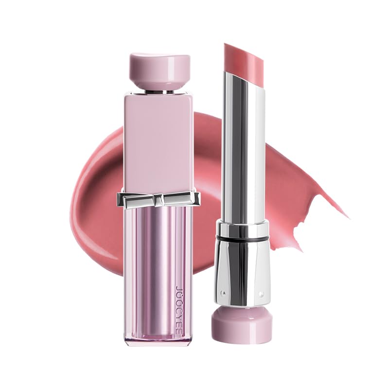 Official Japanese website for Joocyee SILVER RIBBON Glow Serum Rouge, a Chinese cosmetic product featuring a shimmery, glossy lip color (402 Night
