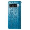 For Google Pixel 10 Pro XL/9 Pro XL Case Leather Wallet Flip Phone Cover Cute Cat Dog Pattern
