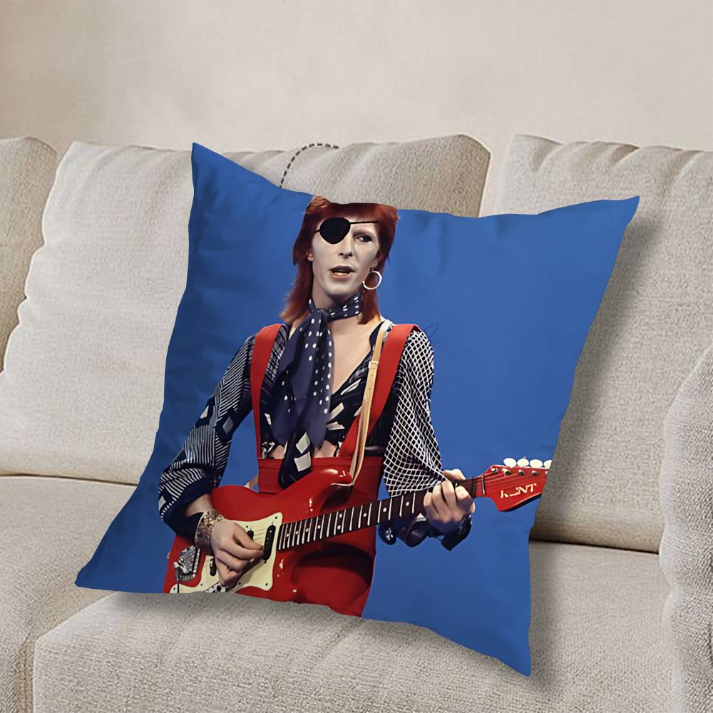 Osobnost D-David Bowie Povlak na polštář Povlak na polštář Obývací pokoj Pohovka Potah na polštář Vhodné pro Domácí Ložnici Dekorace místnosti