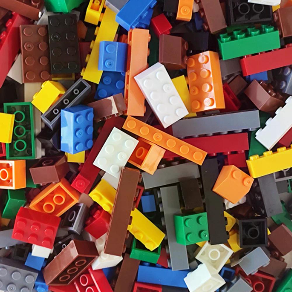 125g/250g DIY Bausteine Großpackung Bunte Klassische Steine Kreative Stadtmontage Lernspielzeug für Kinder