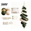 Relaxing Crafting Hobbies Christmas Ornament Crochet Kit, DIY Spiral Tree Starter Xmas Easy Craft Kits for Adults Kit Holiday Home Decoration,