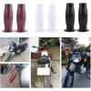 7/8" Universal Motorcycle Handlebar Grips, Non Slip Rubber End Thruster Grip, Motorcycle Hand Grips Black Handlebar Grips for ///