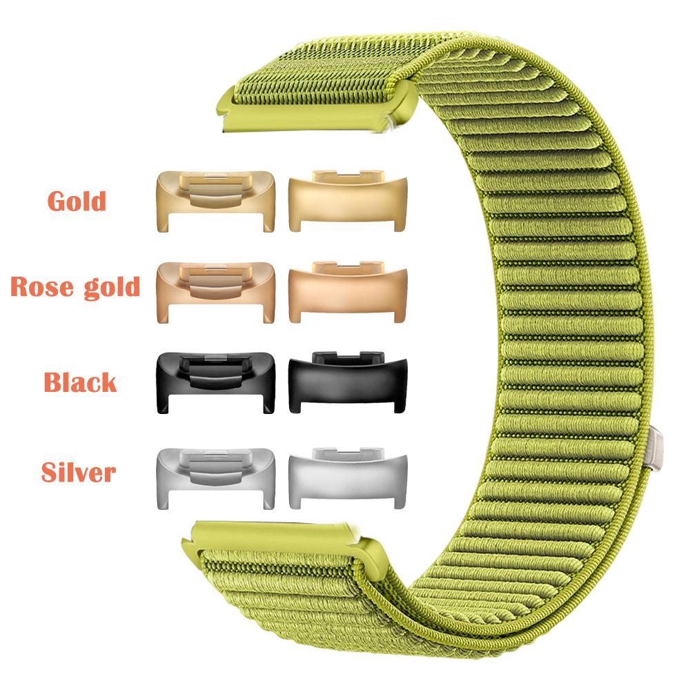 Nylon Loop Band Compatible with Fitbit Charge6 Charge5 Breathable Sport Watchband Suitable for Fitbit Charge 6 5 Women Men Band