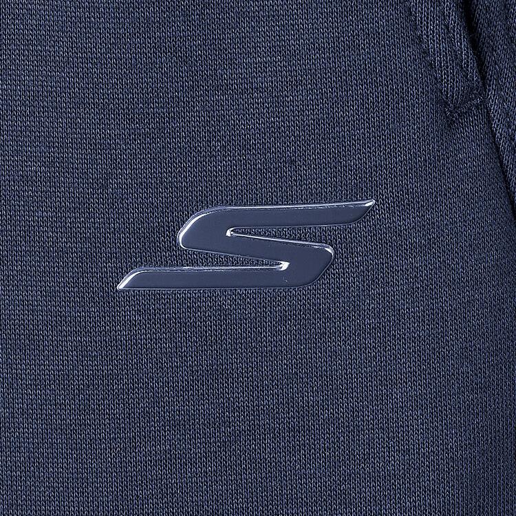 Skechers Fleece Lined Warmth Resistant Thermal Comfort Stretch Cuffed Classic Knitted Joggers Women Joggers Navy-Academy-Blue P425W084-02MZ