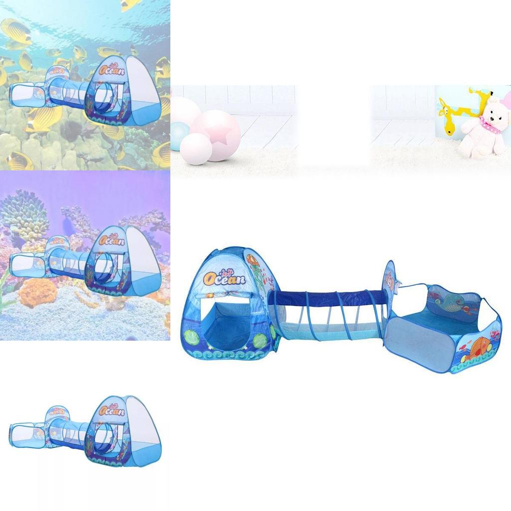 Children's Play Tent Indoor Outdoor Toy Game House Kids Indoor Home Princess Room Baby Tunnel Ocean Ball Pool