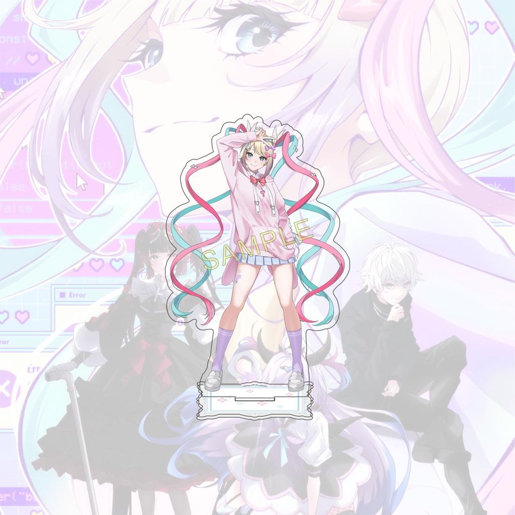 Anime NEEDY GIRL OVERDOSE 15 cm Acrylic Standing Figure Model Desktop Decoration Fan Collection Gift Keychain