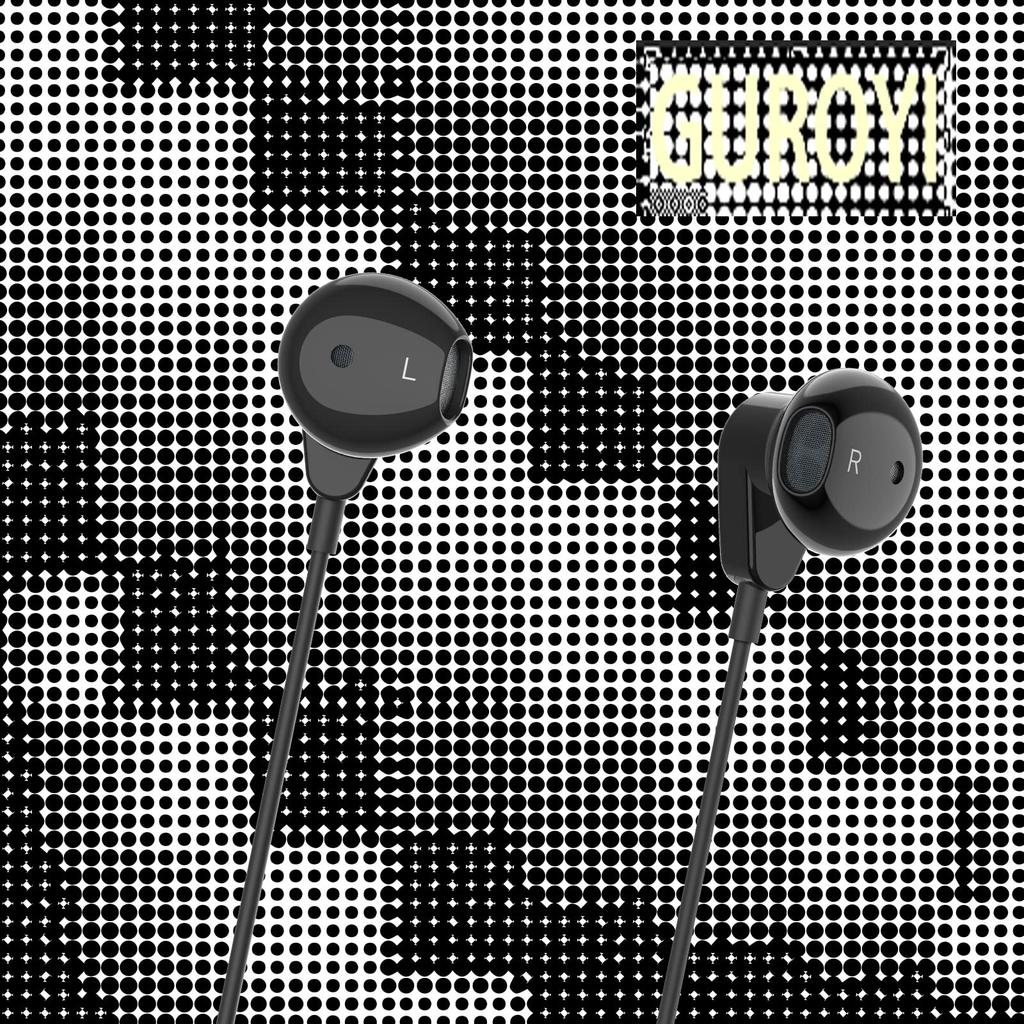 GUROYI Type C Earphones USB C Earphones Type C Stereo Earphones Microphone with Remote Control 32bit 384kHz Leak Prevention Compatible with Compatible