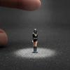 Resin Miniature Female Figurine Detailed 1/64 Scale Hand-Painted Figure Compact