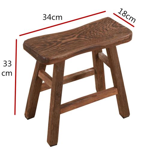 Chicken Wing Wooden Bathing Stool Solid Wood Small Bench Stool Child Mini Chinese Home Living Room Baby Adult Wooden Stool ZM11