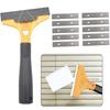 Cleaning Scraper Home Tiles Floor Scraper Portable Cleaning Shovel Cutter Scraper With 10pcs Blades Hand Tools