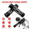 Motorcycle CNC Aluminum Handlebar Grips 1" 25mm Rubber Hand Grips 1Pair Fit For Harley 2002-2017 VRSC 1996-Later XL 2008-2013 XR