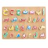 Wooden Arabic Matching Toy Arabic Matching Arabic Alphabet Puzzles Board   Family Playing