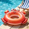 1PC Inflatable Swimming Ring Crab Design Pool Float Cute Cartoon Water Float Summer Beach Swim Tube Durable PVC Pool Toy
