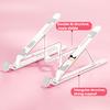 Laptop Holder Foldable Height Adjustable Universal Hollow Heat Dissipation Anti-slip Portable Desktop Tablet Computer Stand Computer Accessories