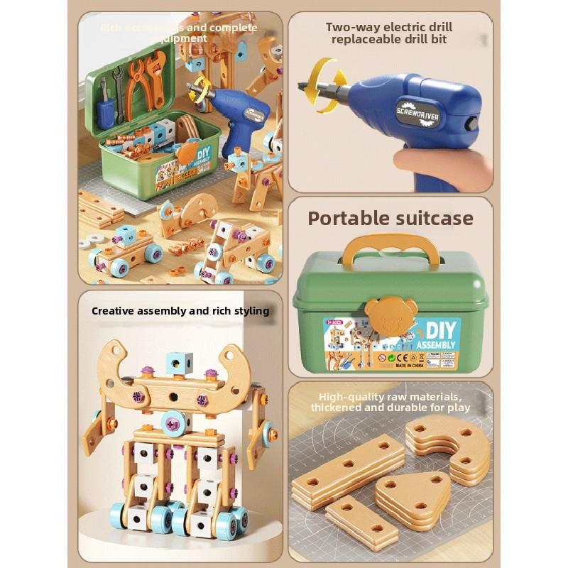 Diy Assembly Toys Repair The Toolbox For Learning Motor Skills Early Education