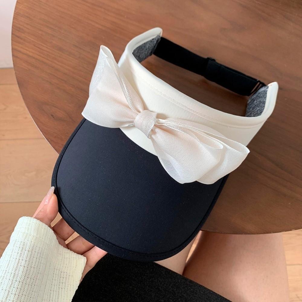 Breathable Wide Brim Visor Cap Anti-UV Sun Protection Cap New Women Sun Hat  Sports чёрный