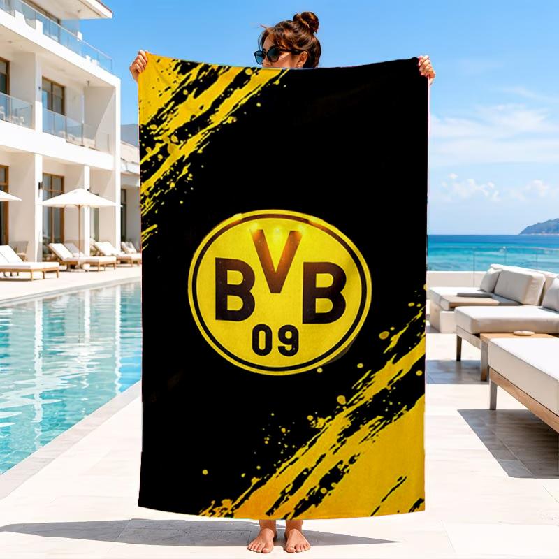 09 Football Club Beach Towel, Microfiber Beach Towel, Perfect For Pool, Beach, Travel, Home Decor Beach Party Fan gifts