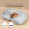 Inflatable U-shaped Neck Support Pillow for Travel - Portable and Press-type for Car & Airplane Comfort