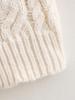 Autumn Chunky Knit Cable Long Cardigan for Women - Single-Breasted Design