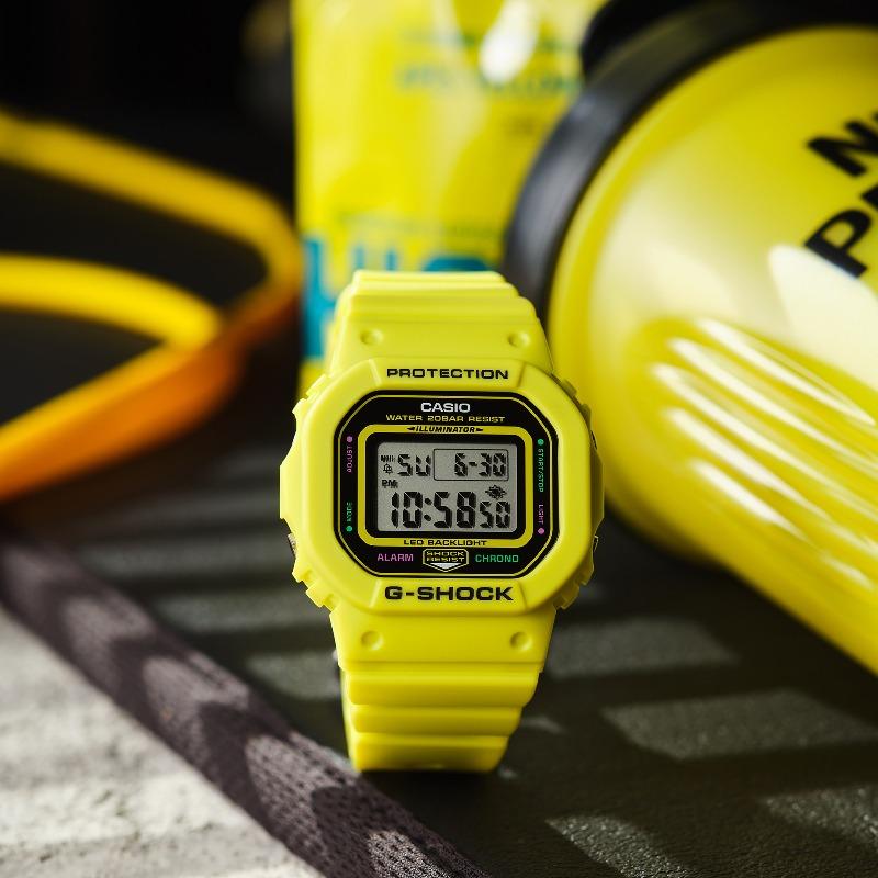 Casio G-SHOCK Herren Resin 200M Wasserdicht Stoßfest Alarm Quarz Uhr GMD-S5600EP-9