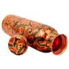 Copper Water Bottle with Ayurvedic Health Benefits and Doctor Suggested Digital Printed Copper Bottle Leak Proof, Jointless 1000ml