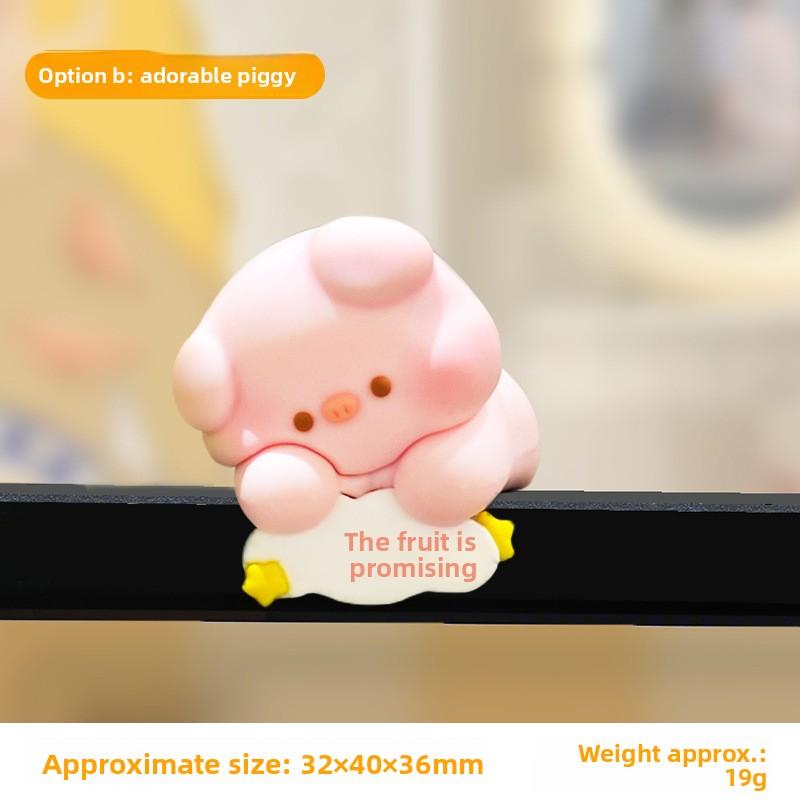 Office Computer Decorations, Cute Little Figurines, Car Dashboard Screen Ornaments, Hanging Pieces