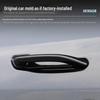 Tesla Model 3/Y Door Handle Carbon Fiber Protectors - Bright Black, Anti-slip