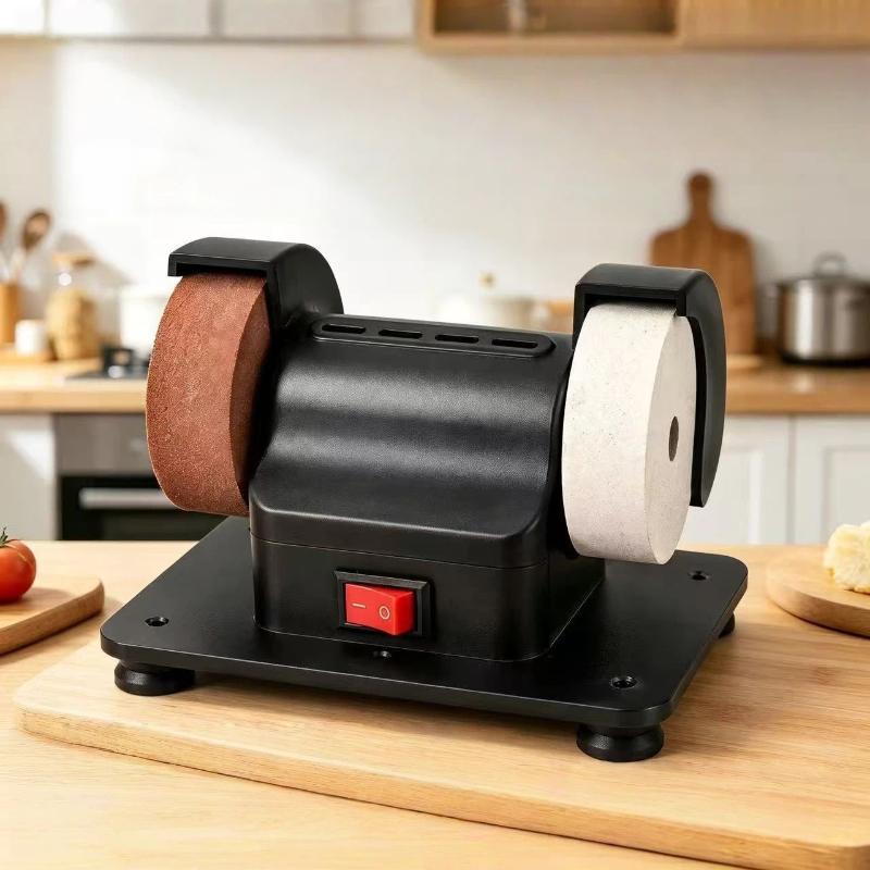1Pcs Tabletop Grinding Polishing Machine Small Grinding Wheel Machine Household Grinding Wheel Machine Knife Sharpener