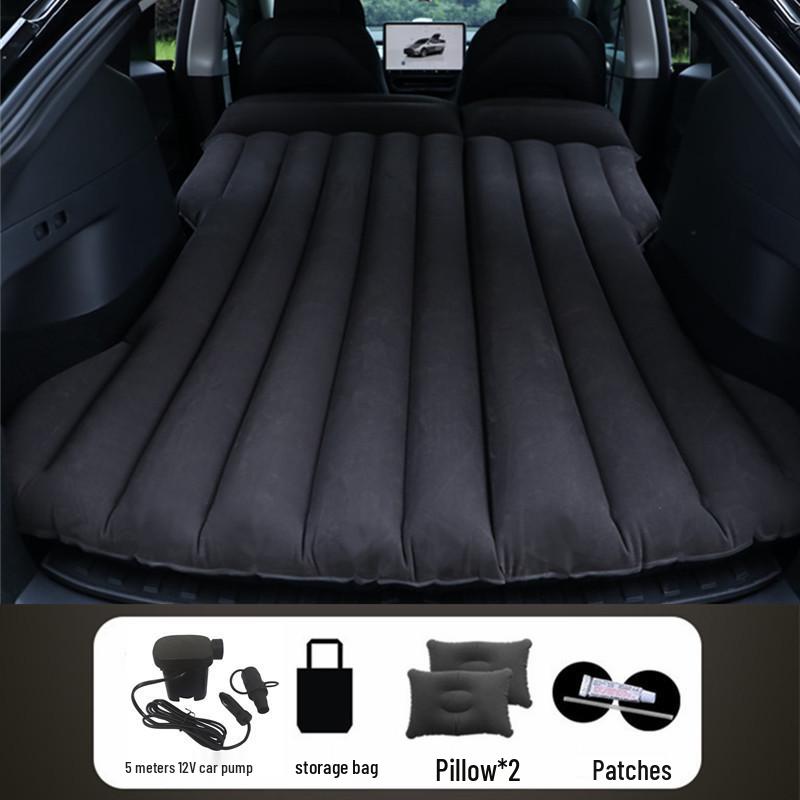 Tesla Model Y/3 Rear Seat Inflatable Mattress - Foldable Car Sleeping Pad