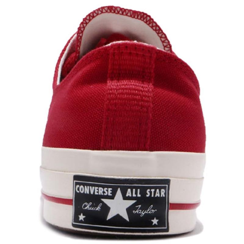Converse Chuck Taylor All Star 1970s Trendy Versatile Low-Top Canvas Shoes Unisex Red