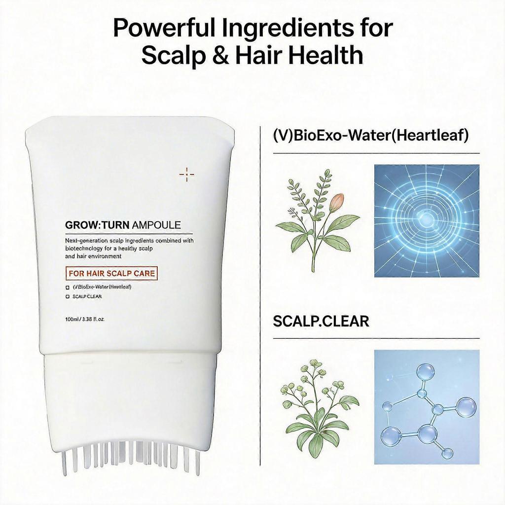 Haargroei Serum met Ingebouwde Borstel voor het Inmasseren van het Serum om Haar Dikker te Maken 100ml