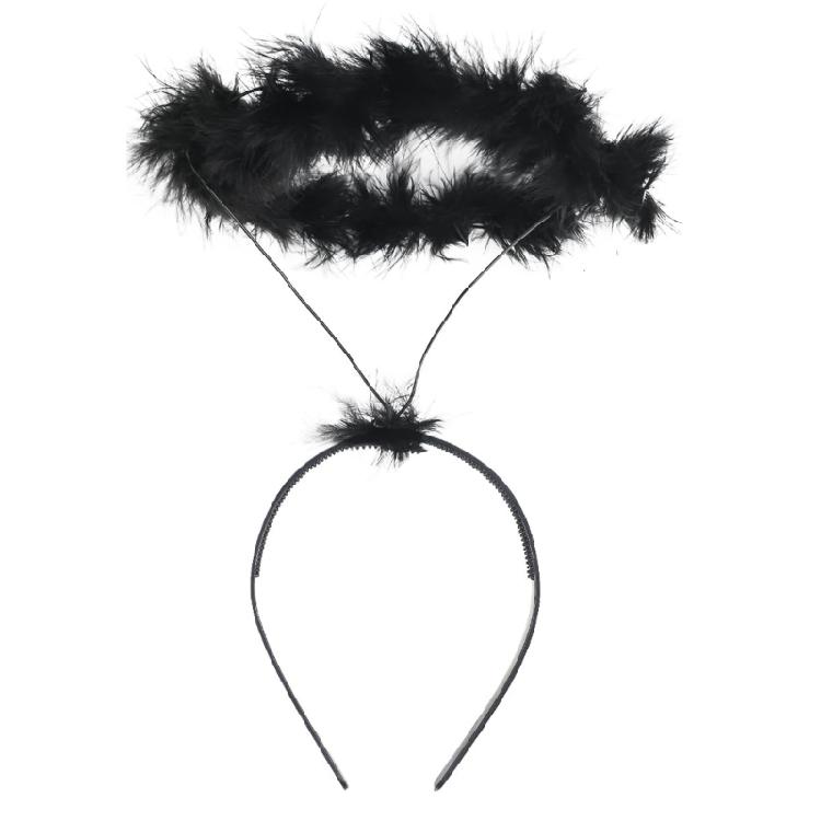 Soft Devil Cool Headband Animal Stage Dark Princess Hair Hoop for Kids Shows