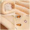 Thickened Cat Cave Bed Plush Cat Nest Mat Creative Kitten Quilt Bed  Pet Supplies
