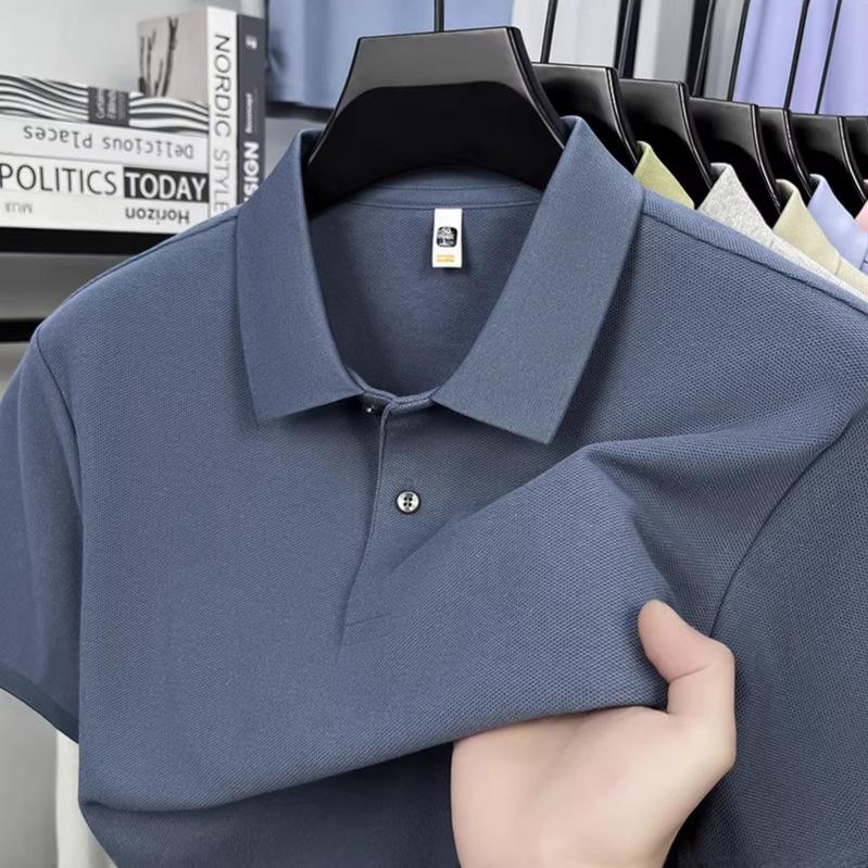 Short Sleeve T-Shirtpolo Men's Summer Lapel Collar Casual Top