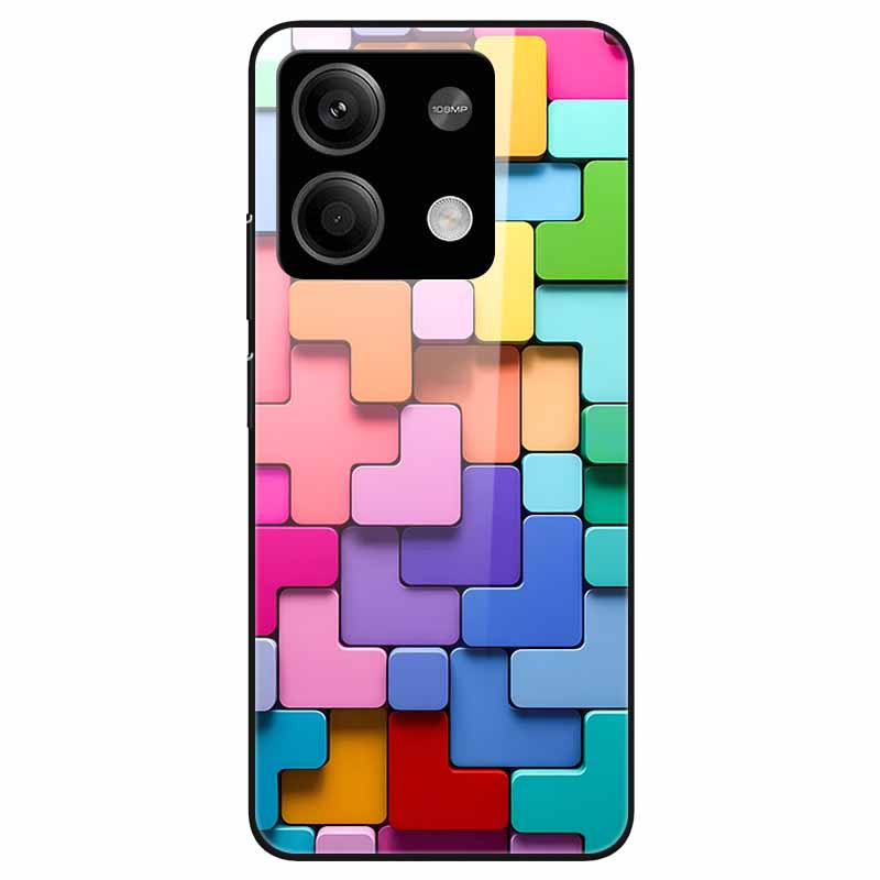 For Redmi Note 13 Pro 5G Case Tempered Glass Hard PC Phone Back Cover for Xiaomi Redmi Note13 5G Note 13Pro 5G Funda Shell Coque