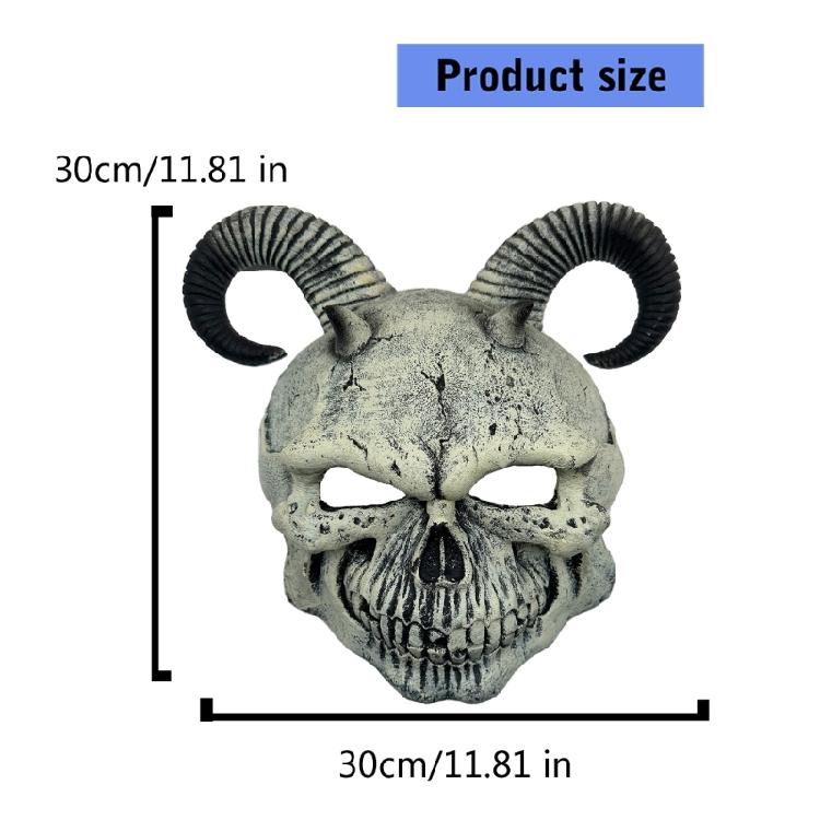 Full Face Mask Masquerades Mask Cosplay Mask Scary Demons Devil Mask Halloween Costumes Mardi Gras Mask Party Mask