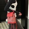 Mini PVC Backpack, Small Waterproof Durable Rucksack for Women Teens, Cute Daypack Purse for School Travel Shopping, Easy Clean Lightweight Bag