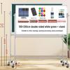 Mobile Double-Sided Magnetic Blackboard & Whiteboard for Home or Office