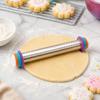 Rolling Pin Spacers Spacer with Scale Markings, Adjustable Removable Thickness Rings, Cookie Dough Guides Control Plastic for Cookies Pie