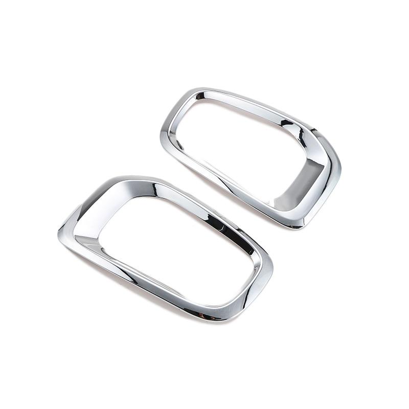 SHINEKA Außenzubehör für Jeep Renegade, ABS-Auto-Front-Nebelscheinwerfer-Lampen-Dekorationsabdeckungsaufkleber für Jeep Renegade