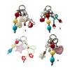 Elegant Beaded Bowknot Keychain Accessory Portable for Women Handbags Phone Charm Trendy Styles Special Gifts Ideas
