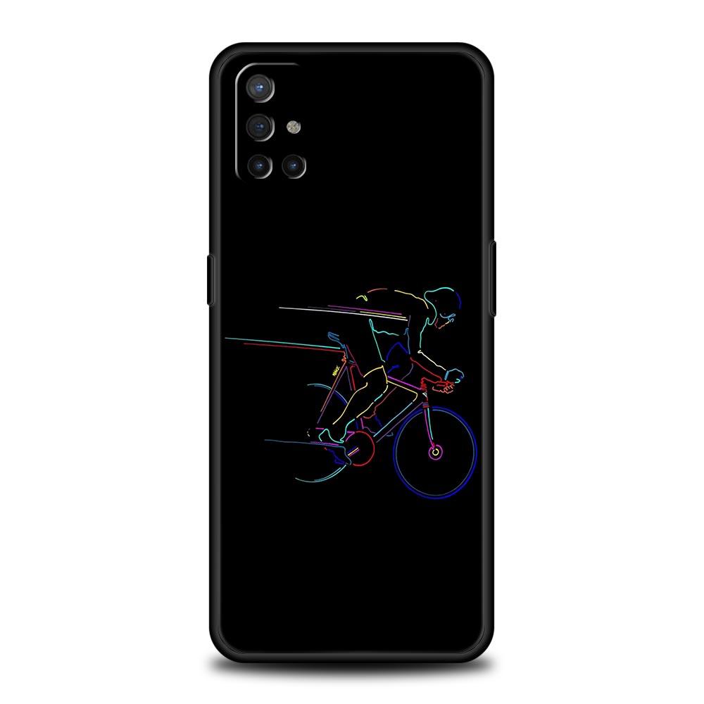 Mountain Bike Cycling art Phone Case For OnePlus 12 11 10 9 8 7 7T Pro 12R 10R 9RT 9R 8T Nord N100 N200 N10 2T CE 2 5G Cover