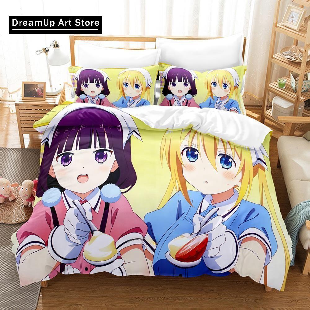 Kawaii Grils Blend S Bedding Set Single Twin Full Queen King Size Bed Set Adult Kid Bedroom Duvet Cover Sets Anime Bed Sheet Set
