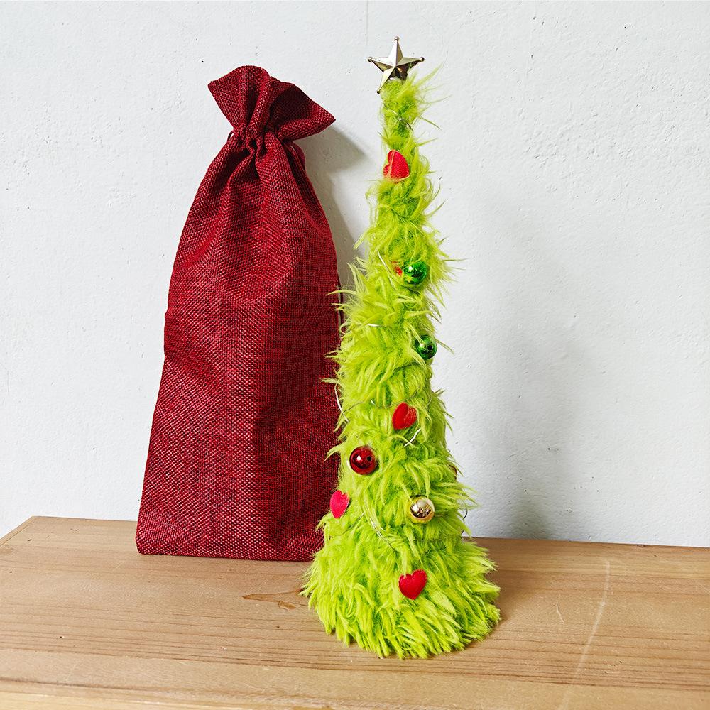 

Рождество Рождество Настольные украшения Гибкие рождественские украшения Мини елка Дизайн лестницы Высокое качество 31x12см