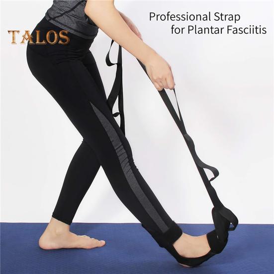 Halka Bantlı Yoga Esnetme Kayışı Ayarlanabilir Ayak Baldır Germe Bandı Erkek Kadın Ev Egzersizi Fizik Tedavi Direnç Bandı