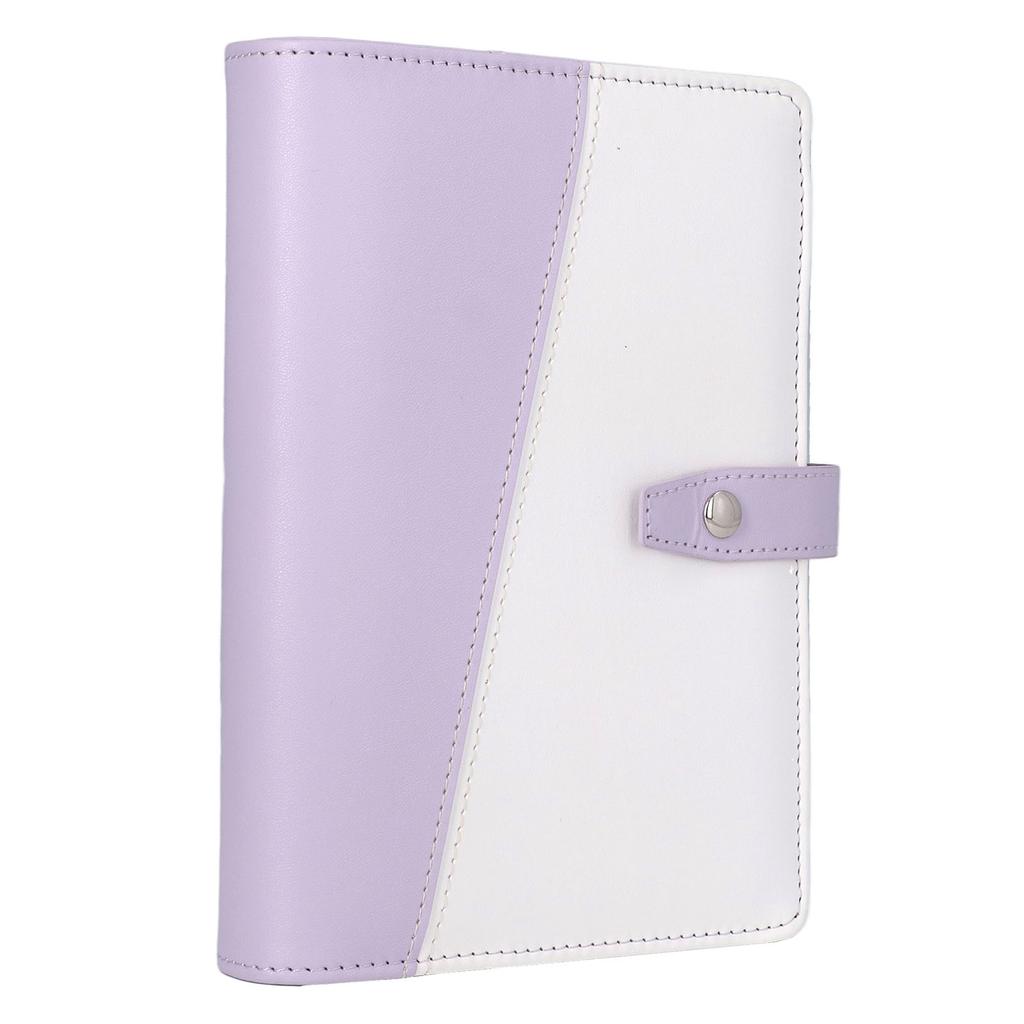 A6 Budget Binder Multifunctional Compartment Design Portable PU Leather Notebook Binder for Office School