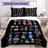 3-teiliges Bettbezug-Set (1 * Bettbezug + 2 * Kissenbezug, ohne Kern), NFL Print Weiches All-Season Bettwäscheset, Heim Schlafzimmer Dekor Geschenk